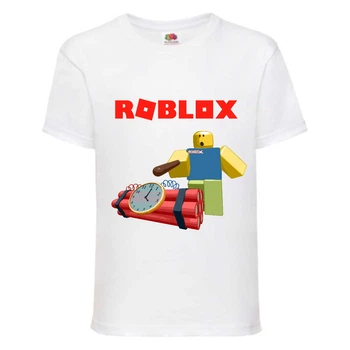 Футболка детская Роблокс (Roblox-04) белая 116 см