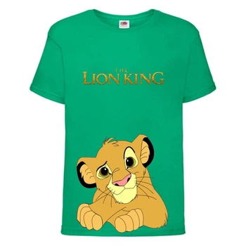 Футболка дитяча Король Лев (Lion King) зелена (LK-simba-4-green) 116 см