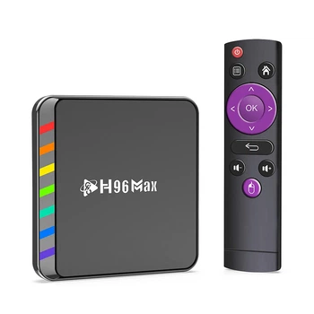 Смарт ТВ приставка H96 Max W2 4/32 Гб Smart TV Box Android (541-2)