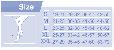 Антиварикозные гольфы до колена 2-й класс FX1531 компрессионные гольфы с закрытым носком Бежевый M