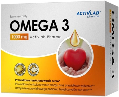 Омега 3 ActivLab Pharma Omega 3 1000 мг 60 капсул (5903260901887)