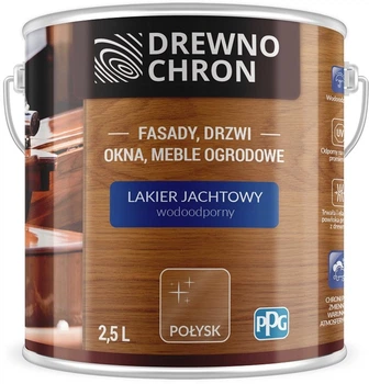 Лак яхтный Drewnochron глянцевый 2.5 л Бесцветный (DN-355669)