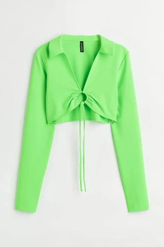 Жіночий топ H&M (10295) XS Салатовий