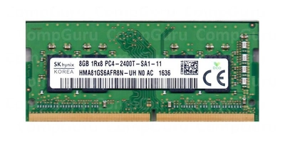 Ноутбучная оперативная память Hynix DDR4 8GB 2400MHz SO-DIMM 1Rx8 PC4-2400T (HMA81GS6AFR8N-UH)