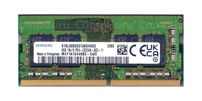 Оперативная память для ноутбука Samsung DDR4 8GB 3200MHz SO-DIMM 1Rx16 PC4-3200AA (M471A1G44BB0-CWE)