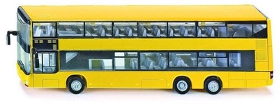 Model Siku 1:87 Autobus MAN piętrowy żółty (1884)