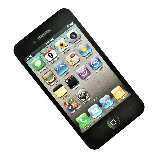 Отрывной блокнот NonesLines iPhone 4 черный на 50 листов