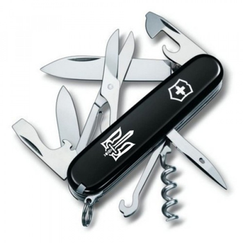 Ніж Victorinox Climber Ukraine 91мм Тризуб ОУН біл. (1049-Vx13703.3_T0300u)