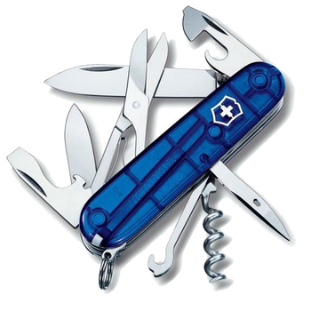 Нож Victorinox Climber Transparent Синий (1049-Vx13703.T2)