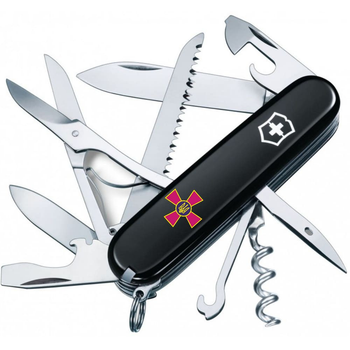 Нож Victorinox Huntsman Army 91мм Эмблема ВСУ (1049-Vx13713.3_W0010u)