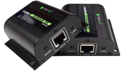 Подовжувач HDMI сигналу TECHly HDMI FHD до 60 м через CAT5E/7 (IDATA EXT-E70I)