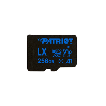 Карта памяти PATRIOT microSDHC LX SERIES 256GB CLASS 10 ADAPTER SD С адаптером (PSF256GLX11MCX)