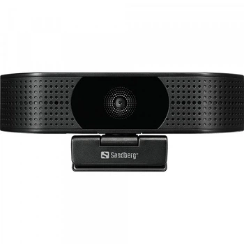 Веб-камера Sandberg 134-28 Webcam Pro Elite 4K UHD IMX258 Autofocus USB-A/USB-C 3840х2160 с микрофоном Black