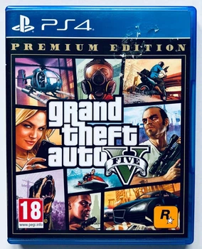 Grand Theft Auto V Premium Edition, Б/У, русские субтитры - диск для PlayStation 4