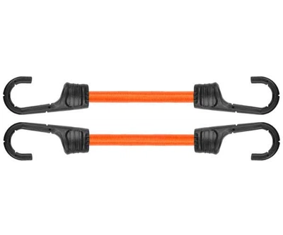 Шнур эластичный резиновый Bradas PVC BUNGEE CORD HOOK 80 см х 2 шт BCH2-08080OR-B