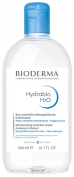 Міцелярна очищуюча вода для дегідратованої шкіри Bioderma Hydrabio H2O 500 мл (3401321549020)