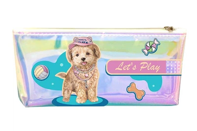 Пенал-косметичка лазерная, 20*9*2,5см, «Let’s Play» 13101