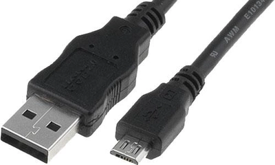 Kabel Digitus USB 2.0 (AM/microB) 1,8 m Czarny (AK-300127-018-S)