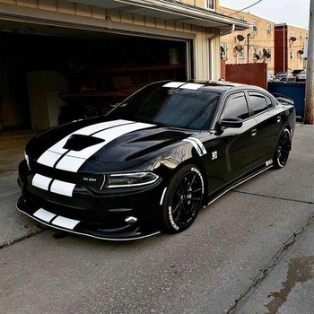 Полосы на Dodge charger ARB 3D TUNING STUDIO белые 3000х1000х0.060мм