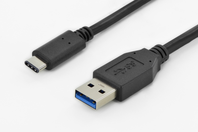Kabel Digitus Assmann USB Type-C - USB 3.0 1 m (AK-300136-010-S)