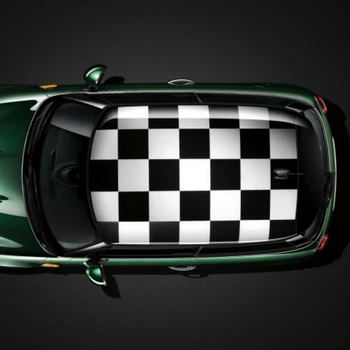 Наклейка на крышу мини купер ARB 3D TUNING STUDIO Шахматы 1300х1850х0.14мм