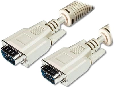 Kabel Digitus VGA (HDDB15M/M) 10 m Biały (AK-310103-100-E)
