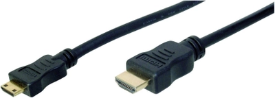 Kabel Digitus HDMI-mini HDMI (AM/CM) High Speed 2 m Czarny (AK-330106-020-S)