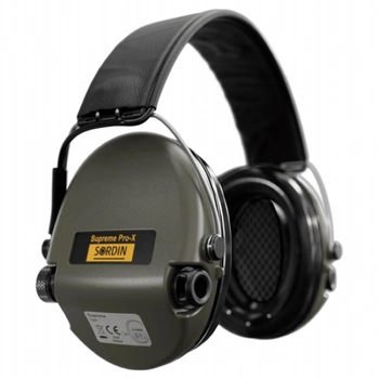 Тактичні активні навушники Sordin Supreme Pro-X 75302-X/L-S Green (7392749009233)