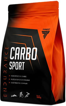 Вуглеводно-мінеральна добавка Trec Nutrition Carbo Sport 1000 г Лимон (5902114019242)