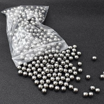 Металеві кульки для рогатки 100шт KRN Кулі сталеві 7.3мм для арбалета, універсальні