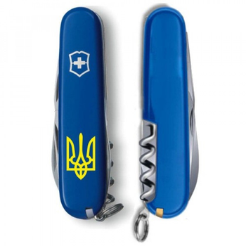 Нож Victorinox Spartan Ukraine 91мм Трезуб желт. (1049-Vx13603.2_T0018u)