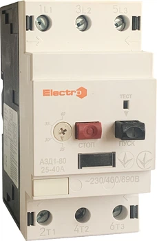 Автоматический выключатель защиты двигателя ElectrO АЗД1-80 380 В