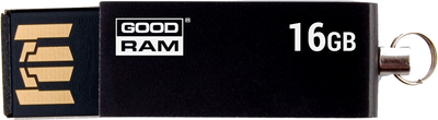 Pendrive Goodram Cube 16 GB Czarny (UCU2-0160K0R11)