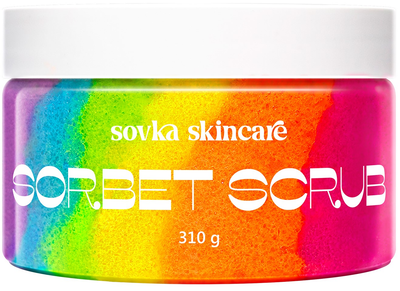 Скраб для тела Sovka skincare Sorbet Scrub Fruit Rainbow 310 г (S003)