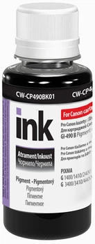 Чорнило ColorWay Canon GI-490 PIXMA G1400/G2400/G3400 Pigment 100 мл Black (CW-CP490BK01)