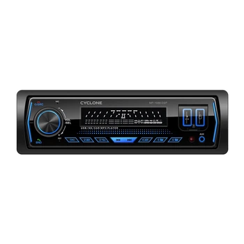 Автомагнитола CYCLONE MP-1088 DSP, 2 выхода на сабвуфер, Bluetooth, FM тюнер, 1 Din магнитола