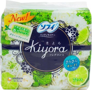 Прокладки щоденні гігієнічні Sofy Kiyora Fresh 72 шт (4903111375103)