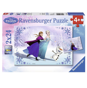 Puzzle Siostry Ravensburger na zawsze 2 x 24 elementy (09115)