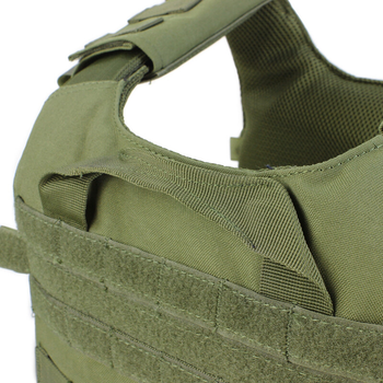 Плитоноска тактическая молле бронежилет чехол Condor Gunner Lightweight Plate Carrier 201039 Олива (Olive)