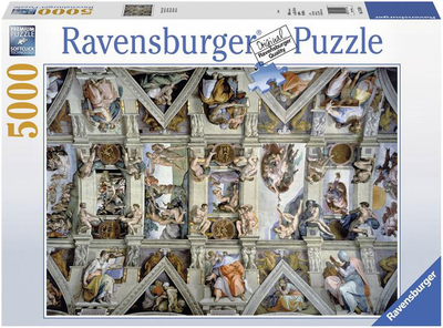 Puzzle Ravensburger Kaplica Sykstyńska 5000 elementów (17429)