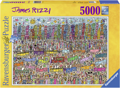 Пазл Ravensburger Переповнене місто Джеймс Ріцци 5000 елементів (RSV-174270)