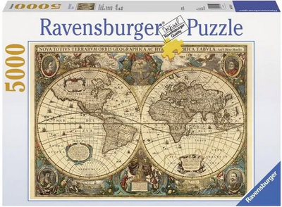 Пазл Ravensburger Стародавня Карта Світу 5000 елементів (RSV-174119)