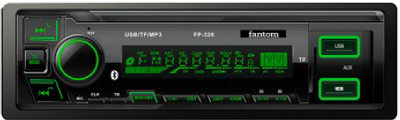 Автомагнітола Fantom FP-328 Black/Multicolor