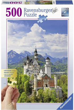 Puzzle Ravensburger Zamek Neuschwanstein 500 elementów (13681)