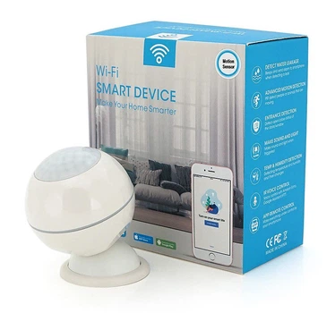 Автономный Wi-Fi датчик движения TUYA Dмotion WIFI02 питание СR123