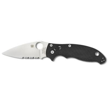 Ніж Spyderco Manix 2, S30V, напівсерейтор (C101GPS2)