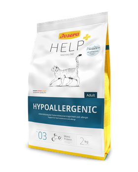 Сухой корм Josera Help Hypoallergenic Cat Поддержка при пищевой непереносимости и аллергии 2 кг