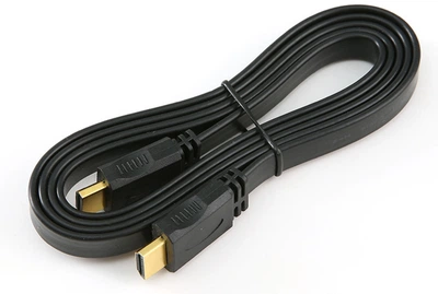 Кабель Value HDMI v1.4 4K 60Hz плоский Чорний 1.5 м (S0548)