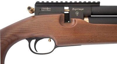 Пневматична гвинтівка (PCP) Zbroia Хортиця 450/220 калібр 4.5 мм Коричневий (Z26.2.4.015)