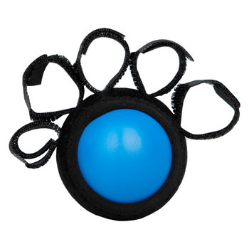 Силиконовый мяч для реабилитации кисти Lesko 387 с кольцами поддержки (OR.M_10754-55453)